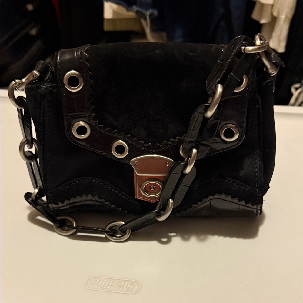 Stylish Black Chain Shoulder Bag
